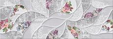Керамическая плитка malwiya grey floris 24,2x70