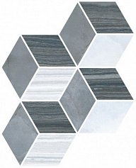 Vitra Serpe-Nuvola Декор Ромб Холодная Гамма белый 