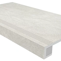 Ступени Комплект estima sr00 Спектрум/ spectrum milky Вайт (33x120 Непол. Прямоугол. Бортик С Насечками + Подступенок 14,5x120) 33x120