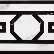 Керамическая плитка Нью Традишн черно-белый 15x30