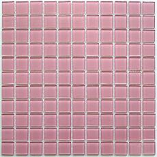 Мозаика pink glass 30x30