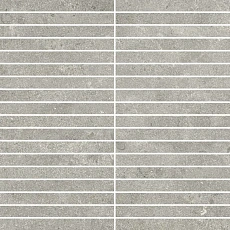 Мозаика Италон Аура Стоун Грэй Стрип 610110001426 серый 30x30