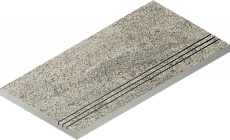 Керамогранит Бортик Нордика Сильвер грип 620090001066 серый 30x60