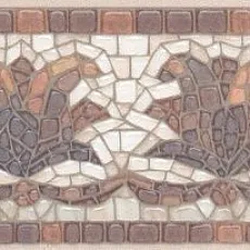 Керамическая плитка Бордюр Пантеон лаппатированный hgd\a232\6000l 7,7x25