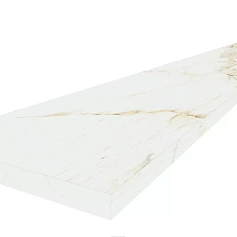 Ступени coliseumgres Канова Уайт угловая левая 620070002824 белый 33x120