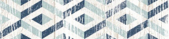 Lasselsberger Натвуд бордюр геометрия белый 