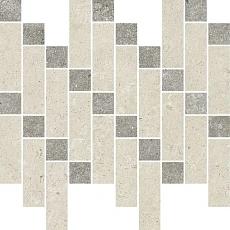 Мозаика Италон Аура Стоун Уайт Хэритэйдж 620110000259 бежевый 31.6x37.9