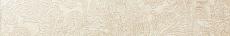 Керамогранит Калабрия Белый Бордюр Рамаж 7,2x45