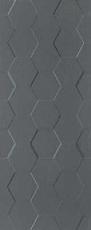 Керамическая плитка elementary graphite hex настенная 29,8x74,8