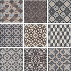 Керамогранит kerama marazzi sg1577n Карнаби-стрит орнамент 20x20