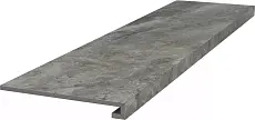 Ступени kerama marazzi dl502820r\gcf клееная Гриджио серый обрезной 33x119.5