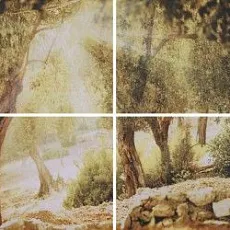 Керамическая плитка селена коричневый панно 01 40x60