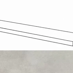 Ступени Миллениум/ millennium Сильвер Ступ.угл.пр 620070001273 33x120