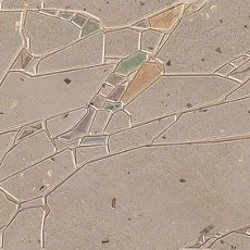 Керамическая плитка Тераццо decor mocca Кристал 25,1x70,9