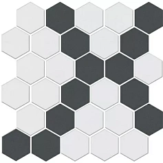 Керамическая плитка Декор kerama marazzi ad\a675\mm Агуста 8 мозаичный микс матовый 30.1x30.1