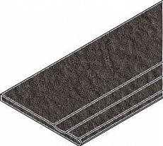 Керамогранит КАРБОН БОРТИК 30x60 С ВЫЕМКОЙ ЗАКРУГ.ПР 30x60