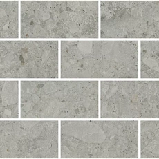 Керамическая плитка Декор kerama marazzi dd606020\mm Чеппо ди Гре мозаичный серый матовый обрезной 20x34.6