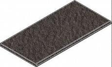 Керамогранит КАРБОН БОРТИК 30x60 ЗАКРУГЛЁННЫЙ 30x60