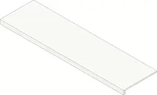 Ступени Италон Форум Вэйв Полар фронтальная 620070003067 белый 33x80