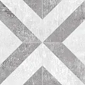 Керамическая плитка Троффи серый узор 20x40
