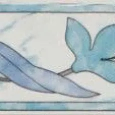 Керамическая плитка венера 1 голубой 5,7x20