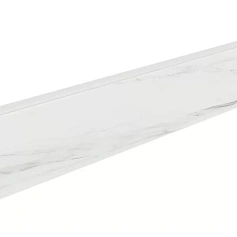 Плинтус estima sm01 Аметис Суприм Платинум белый непол. 7x60