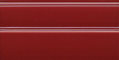 Керама Марацци Плинтус Даниэли красный обрезной красный для ванной