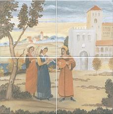 Керамическая плитка Панно Виченца vb\a04\4x\17000 30x30