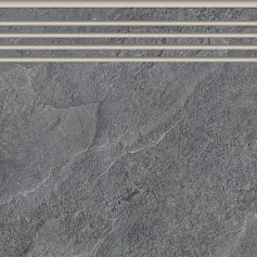 Ступени Керранова Кратер/ krater dark grey Серый 30x60