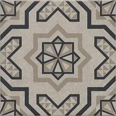 Керамическая плитка Декор kerama marazzi kmd3sta047gn Касабланка серый светлый матовый 20x20