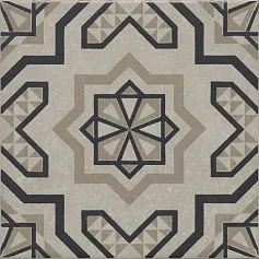 Керамическая плитка Декор kerama marazzi kmd3sta047gn Касабланка серый светлый матовый 20x20