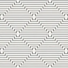 Керамическая плитка Сенс crema meandro 25x70,9