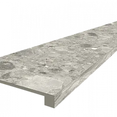 Ступени coliseumgres Брера Грэй фронтальная 620070002483 серый 33x120