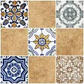 Мозаика тенерифе коричневый верх 03 30x30