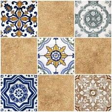 Мозаика тенерифе коричневый верх 03 30x30