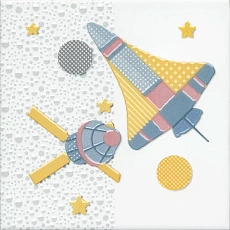 Керамическая плитка Декор kerama marazzi vt\a371\5009 Бон Вояж Шаттл 20x20