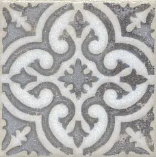 Керамическая плитка Вставка kerama marazzi stg\a408\1266h Амальфи орнамент коричневый 9.8x9.8