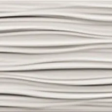 Керамическая плитка 3Д Вайт/ 3d white Курви 30,5x56