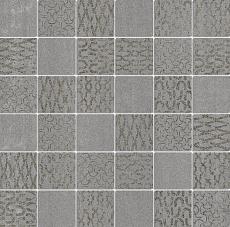 Керамогранит Декор Про Дабл серый темный мозаичный 30x30
