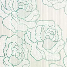 Керамическая плитка kiribati flower niebieska декор 25x36