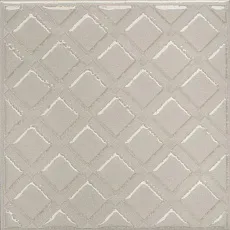 Керамическая плитка Декор kerama marazzi kmd3sta014gn Бахия 1 серый светлый глянцевый 9.8x9.8