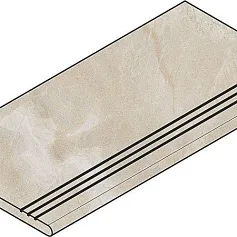 Ступени УАЙТ СТУПЕНЬ ЗАКРУГ.ГРИП 30x60 ЛЕВ 30x60