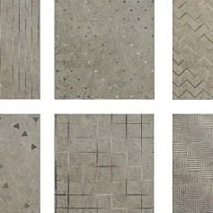 Керамическая плитка Вставка Аксима Адажио d1 бежевая набор из 6 плиток 20x20