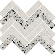 Керамическая плитка Декор kerama marazzi t042\sg5268 Монтиони мозаичный белый 34x35.5