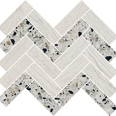 Керамическая плитка Декор kerama marazzi t042\sg5268 Монтиони мозаичный белый 34x35.5