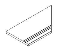 Бортик Италон Фоссил Сэнд Грип правый 620090001448 бежевый