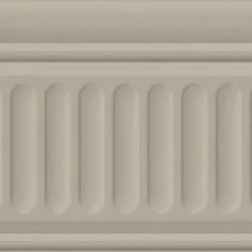 Керамическая плитка Бордюр Бланше серый структурированный 9,9x20