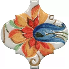 Керама Марацци Декор Kerama Marazzi VT\A585\65000 Арабески Тоскана 9 глянцевый разноцветный 