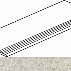 Керамогранит Ступень Италон Дискавер/ discover Вайт gradino 30x60 Натуральный 30x60