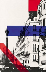 Tubadzin Trocadero панно (компл х4) белый для ванной